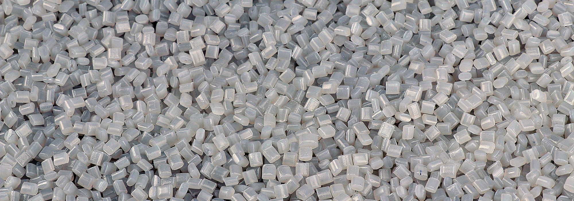 Plastic Recyclate Pellets - Post Consumer Recycling r-HDPE - High-Density Polyethylen