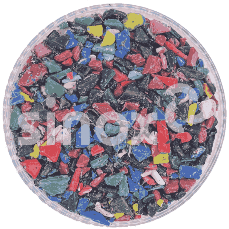 hdpe regrind mixed color 015202